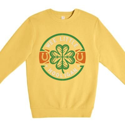 Wee Little Hooligans St Patricks Premium Crewneck Sweatshirt