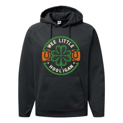 Wee Little Hooligans St Patricks Performance Fleece Hoodie