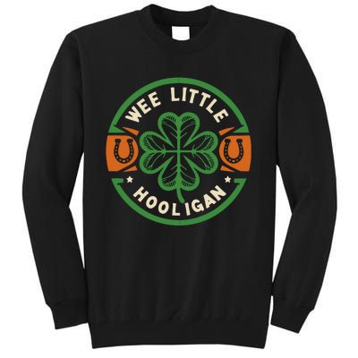 Wee Little Hooligans St Patricks Tall Sweatshirt