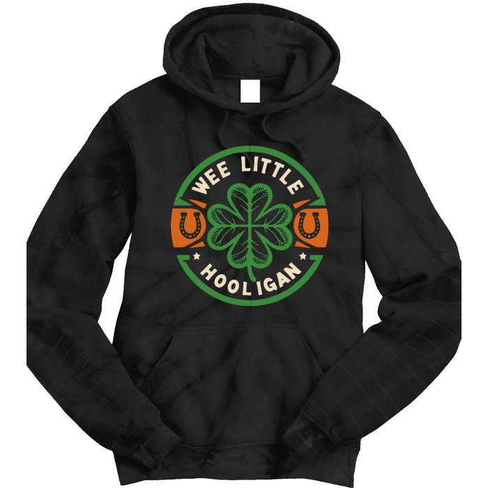 Wee Little Hooligans St Patricks Tie Dye Hoodie