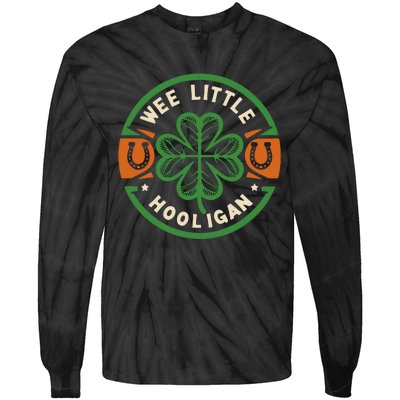 Wee Little Hooligans St Patricks Tie-Dye Long Sleeve Shirt