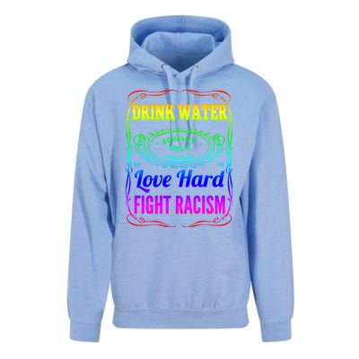 Water Love Hard Fight Racism Meaningful Gift Unisex Surf Hoodie