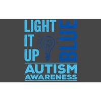 Women Light It Up Blue Autism Awareness Autistic Gift Bumper Sticker