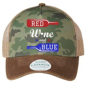 Wine Lover Independence Day Legacy Tie Dye Trucker Hat