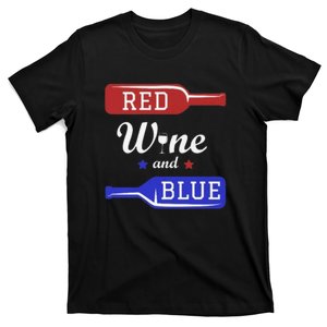 Wine Lover Independence Day T-Shirt