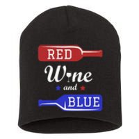 Wine Lover Independence Day Short Acrylic Beanie