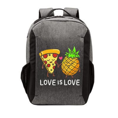 Womens Love Is Love Pineapple Pizza Forbidden Hawaiian Foodie Gift Vector Backpack