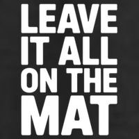 Wrestling Leave It All On The Mat Meaningful Gift 7 Panel Mesh Trucker Snapback Hat