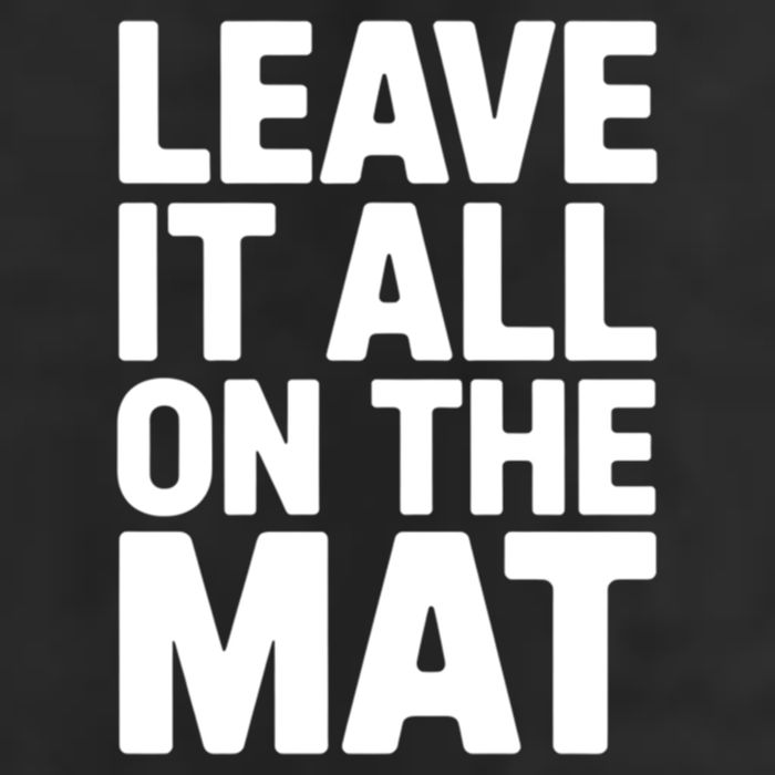 Wrestling Leave It All On The Mat Meaningful Gift 7 Panel Mesh Trucker Snapback Hat