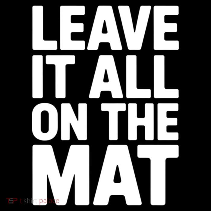 Wrestling Leave It All On The Mat Meaningful Gift Sustainable Bucket Hat