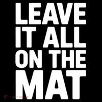 Wrestling Leave It All On The Mat Meaningful Gift Drawstring Bag