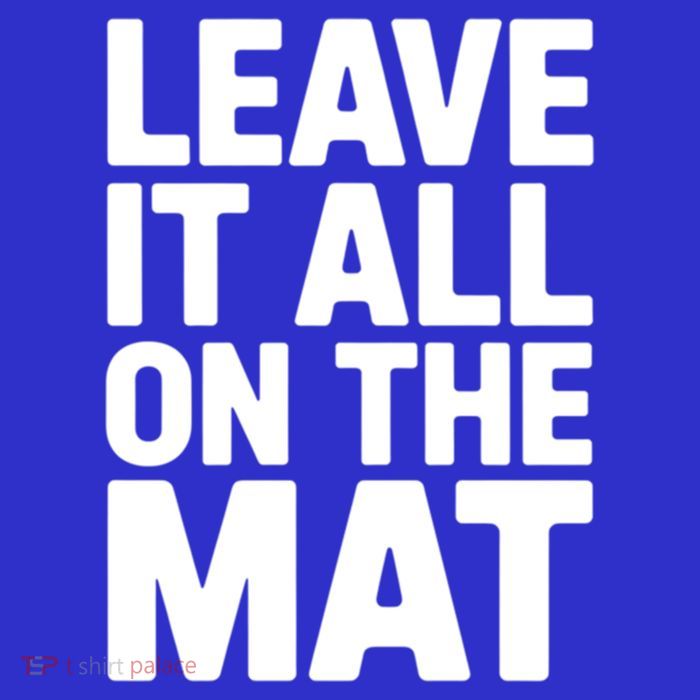 Wrestling Leave It All On The Mat Meaningful Gift Kids T-Shirt