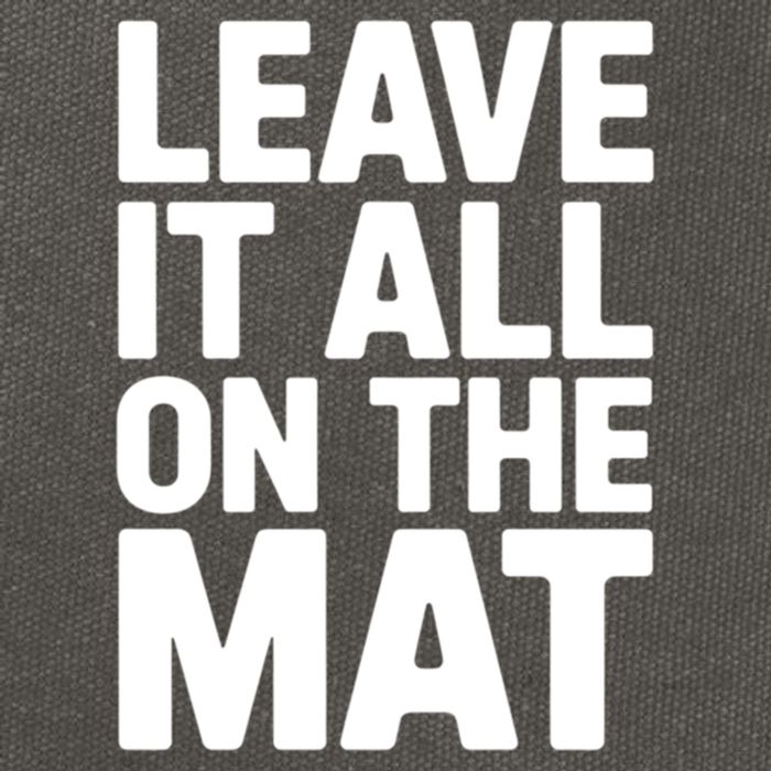 Wrestling Leave It All On The Mat Meaningful Gift Cotton Canvas Backpack