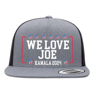 We Love Joe & Madam President Flat Bill Trucker Hat