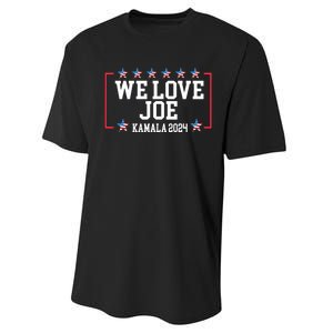 We Love Joe & Madam President Performance Sprint T-Shirt