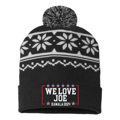 We Love Joe & Madam President USA-Made Snowflake Beanie