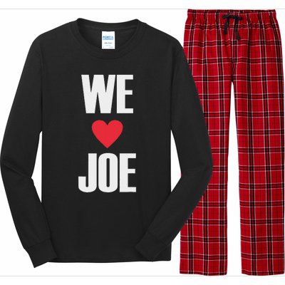 We Love Joe Biden 46th President United States Democrat Dnc Long Sleeve Pajama Set