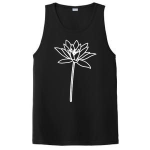 Water Lily July Birth Flower Floral Minimalist Personalized Gift PosiCharge Competitor Tank