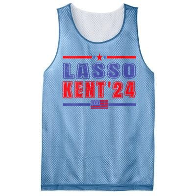 Womens Lasso Kent 24 Funny Usa Flag Sports 4th Of July Mesh Reversible Basketball Jersey Tank