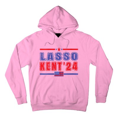 Womens Lasso Kent 24 Funny Usa Flag Sports 4th Of July Hoodie