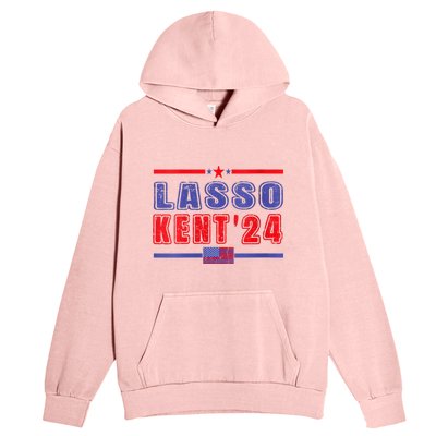 Womens Lasso Kent 24 Funny Usa Flag Sports 4th Of July Urban Pullover Hoodie