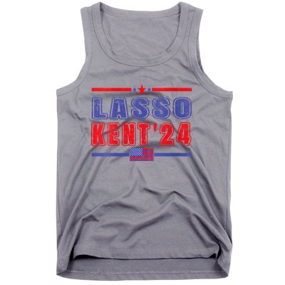 Womens Lasso Kent 24 Funny Usa Flag Sports 4th Of July Tank Top