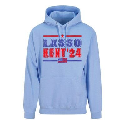 Womens Lasso Kent 24 Funny Usa Flag Sports 4th Of July Unisex Surf Hoodie