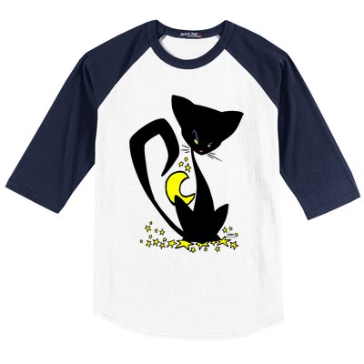 Wicked Little Kitty Baseball Sleeve Shirt