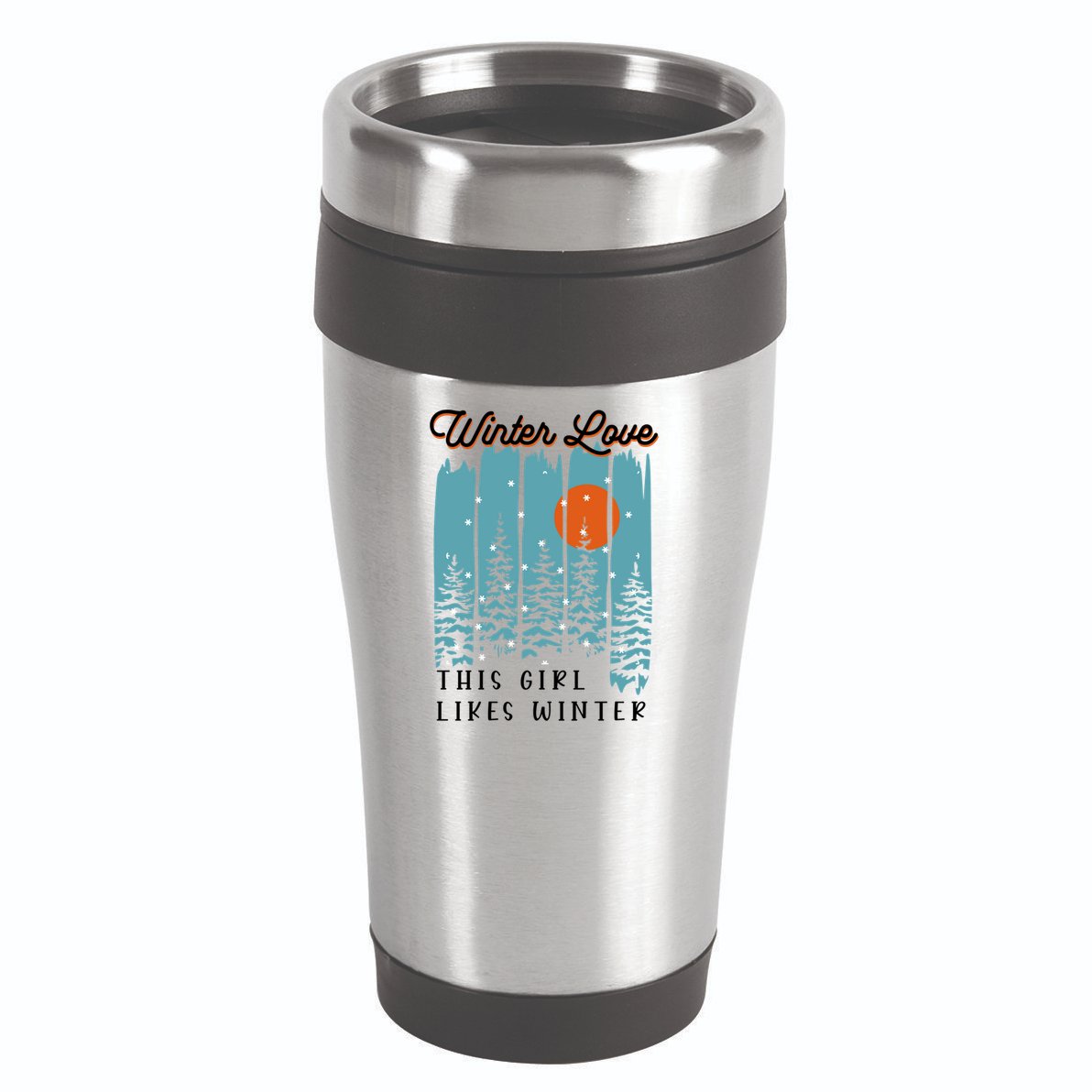 Winter Love Likes Nature Winter Days Cool Gift 16oz Travel Tumbler