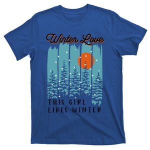 Winter Love Likes Nature Winter Days Cool Gift T-Shirt