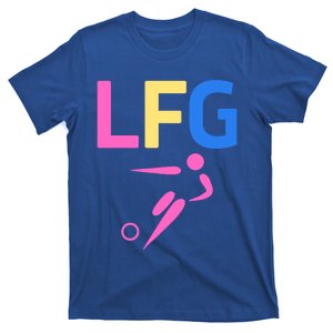 Wo Lfg Let's Go Soccer Gameday Sports Battle Cry Funny Gift T-Shirt