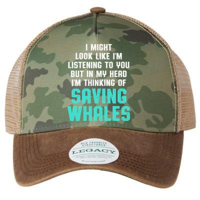 Whale Lover Listening Save The Whales Earth Day Legacy Tie Dye Trucker Hat