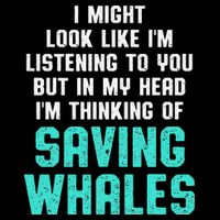 Whale Lover Listening Save The Whales Earth Day Visor