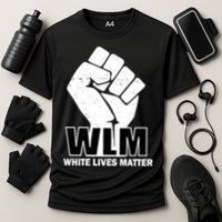 WLM White Lives Matters Fist Cooling Performance Crew T-Shirt