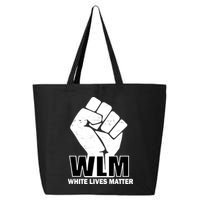 WLM White Lives Matters Fist 25L Jumbo Tote
