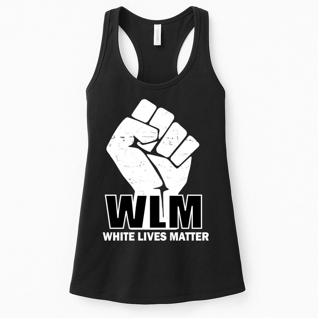 WLM White Lives Matters Fist Womens Tank Top