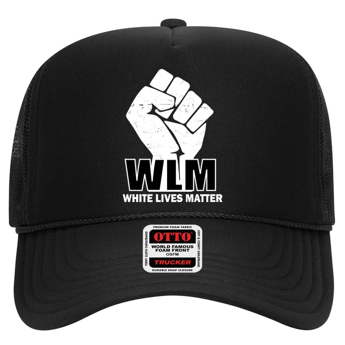 WLM White Lives Matters Fist Trucker Hat