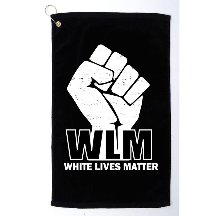 WLM White Lives Matters Fist Golf Towel