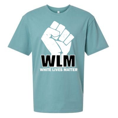 WLM White Lives Matters Fist Sueded Cloud Jersey T-Shirt