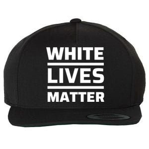 WHITE LIVES MATTER Wool Snapback Cap