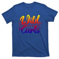 Wild Like My Curls Girls Funny Curly Hair Gift T-Shirt