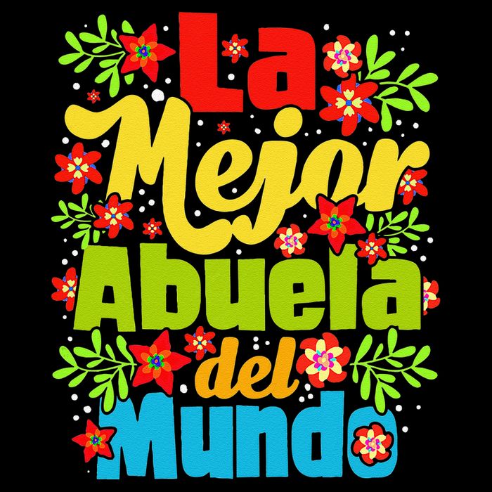 Womens La Mejor Abuela Del Mundo Hispanic Grandma Mother's Day Drawstring Bag
