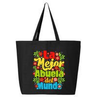 Womens La Mejor Abuela Del Mundo Hispanic Grandma Mother's Day 25L Jumbo Tote