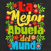 Womens La Mejor Abuela Del Mundo Hispanic Grandma Mother's Day 25L Jumbo Tote