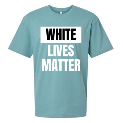 White Lives Matter Sueded Cloud Jersey T-Shirt