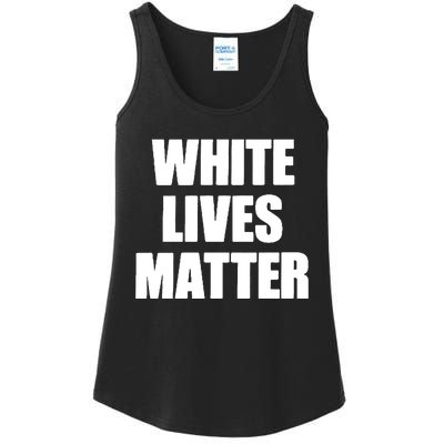 White Lives Matter Civil Rights Equality Yezzy Ladies Essential Tank