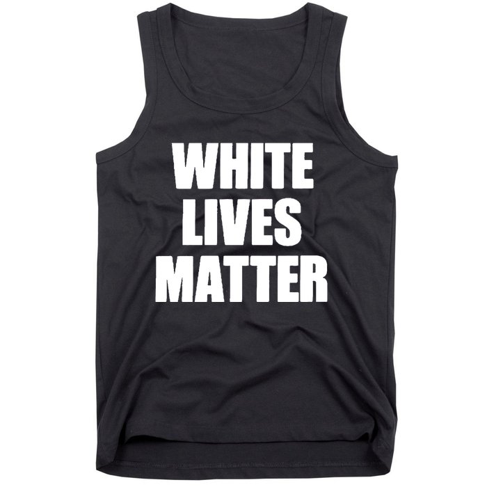 White Lives Matter Civil Rights Equality Yezzy Tank Top