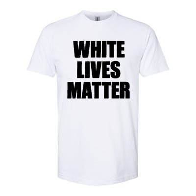 White Lives Matter Civil Rights Equality Yezzy Softstyle CVC T-Shirt