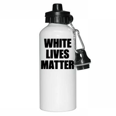 White Lives Matter Civil Rights Equality Yezzy Aluminum Water Bottle