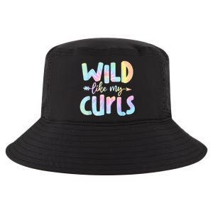 Wild Like My Curls Funny Curly Hair Le Tie Dye Cool Comfort Performance Bucket Hat